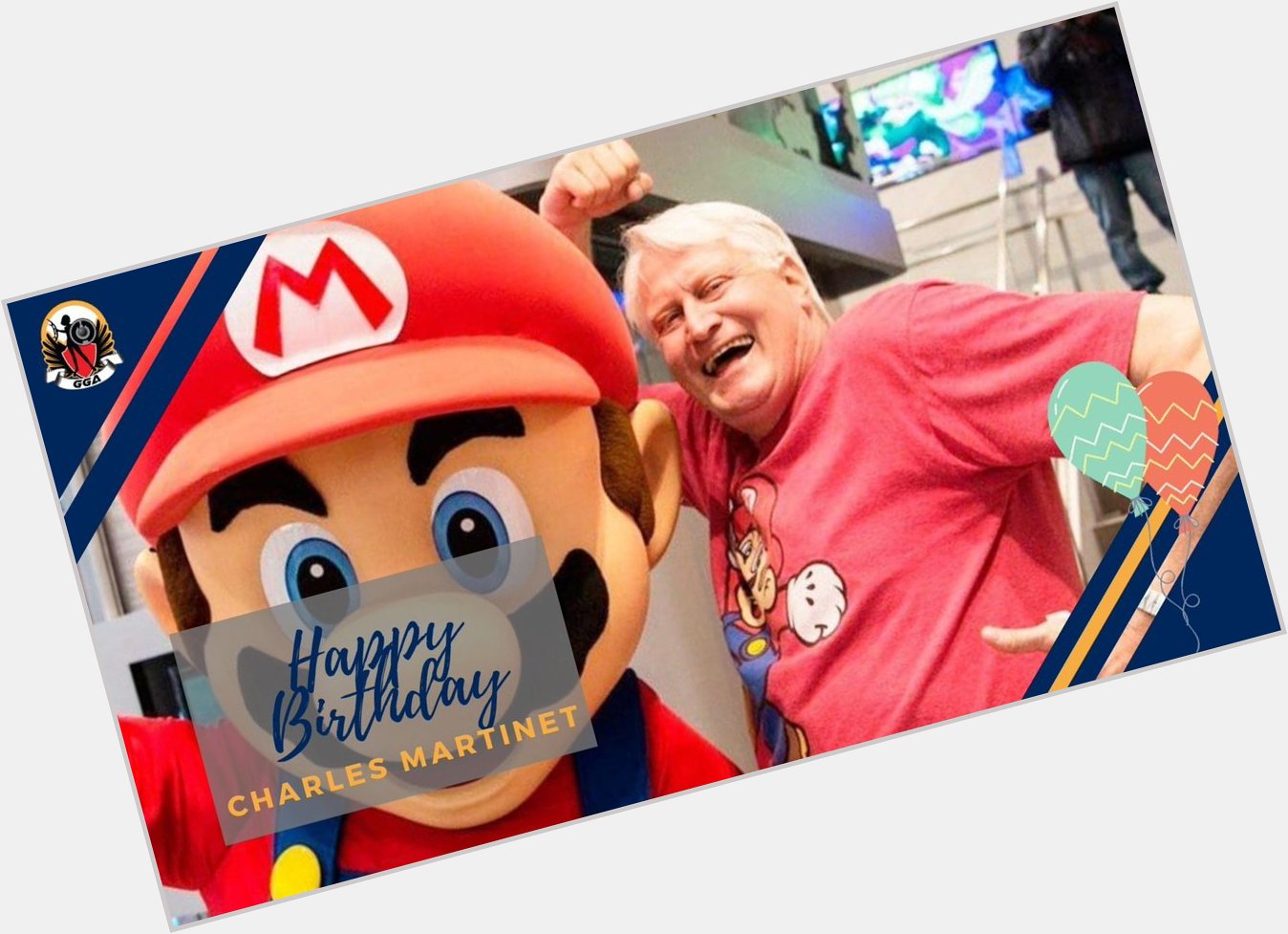 Happy Birthday to our favorite plumber in red, Charles Martinet!  