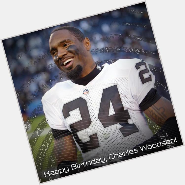 A very Happy Birthday to DB Charles Woodson! 