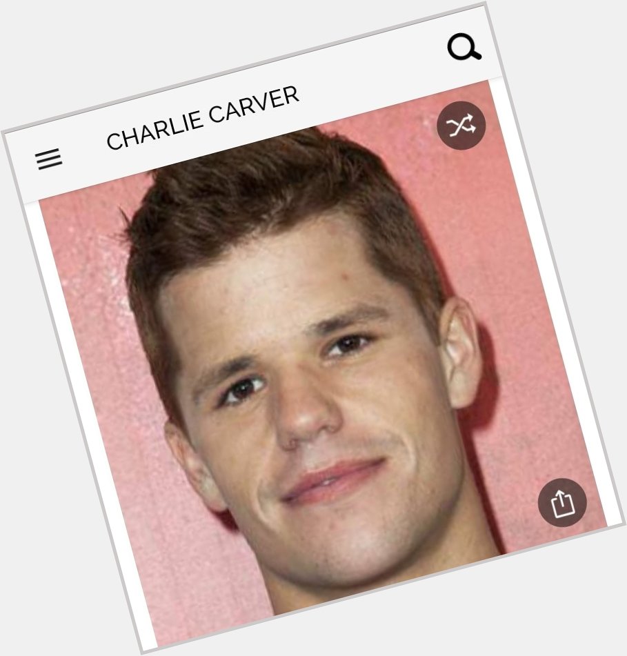 Happy birthday to this great actor.  Happy birthday to Charlie Carver 