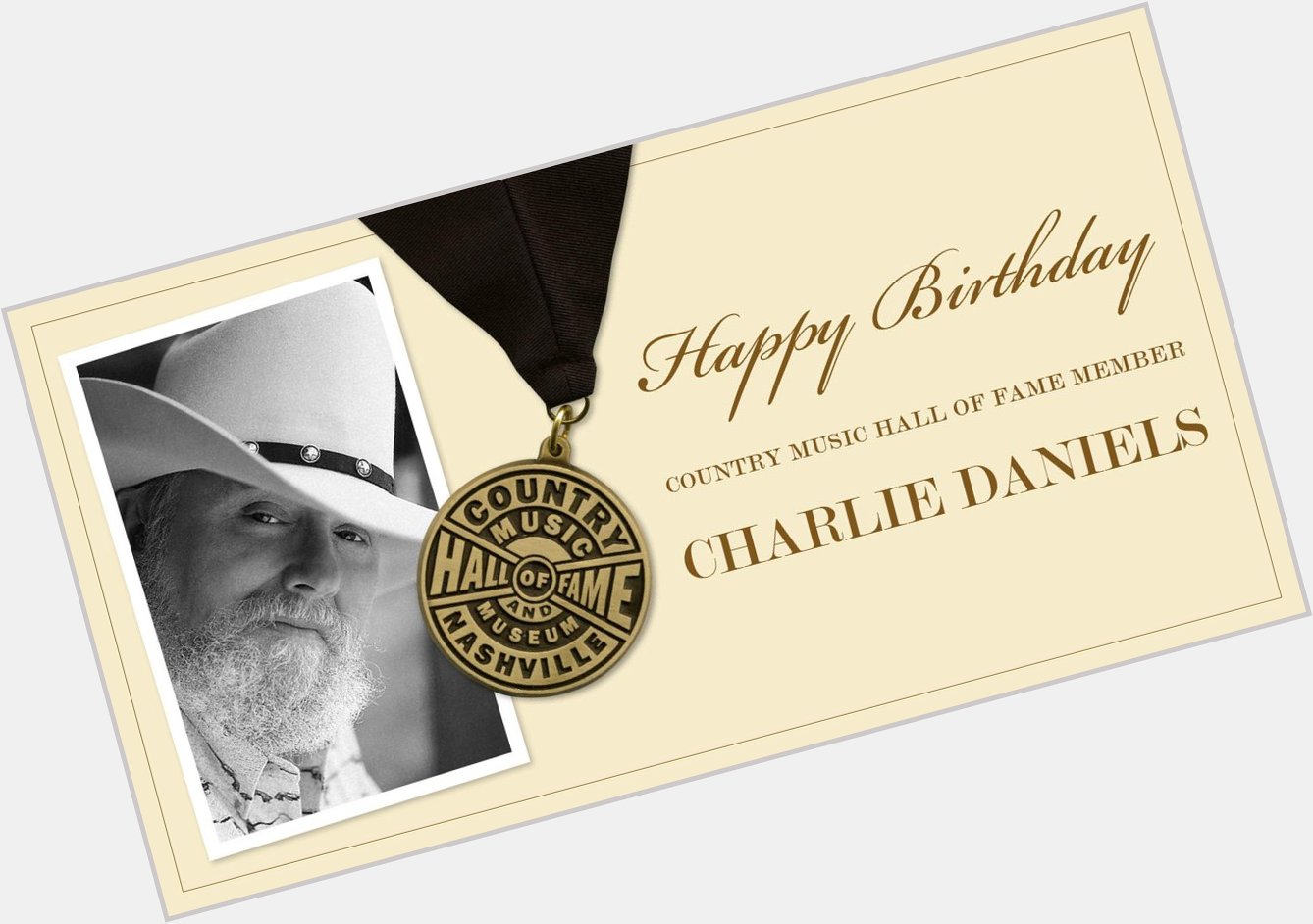 Help us wish Country Music Hall of Fame member Charlie Daniels a very Happy Birthday! 
