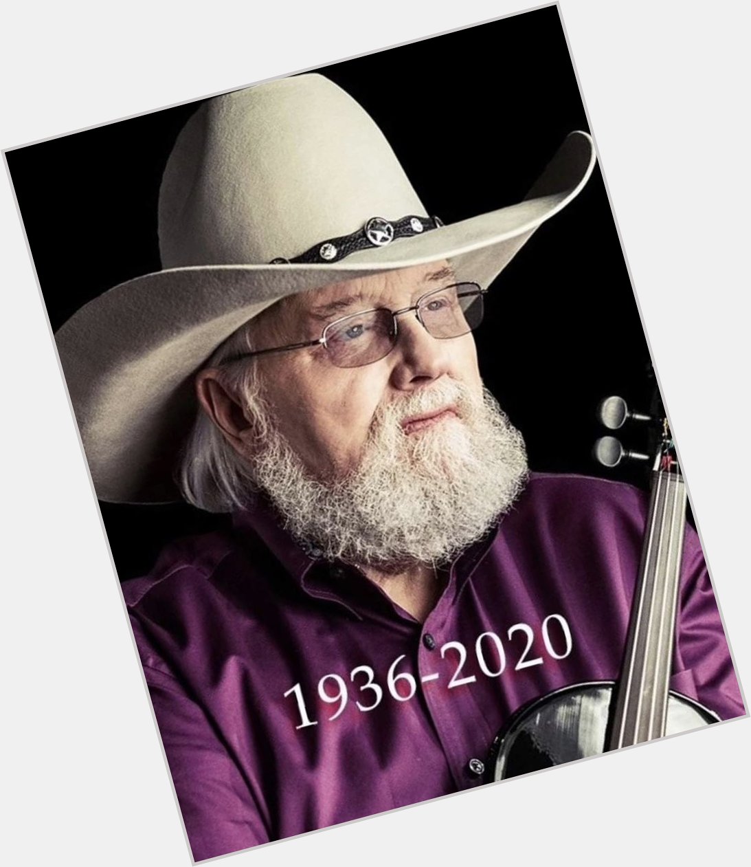 Happy Heavenly Birthday to my pal, Charlie Daniels. An icon, a legend, and a patriot.  