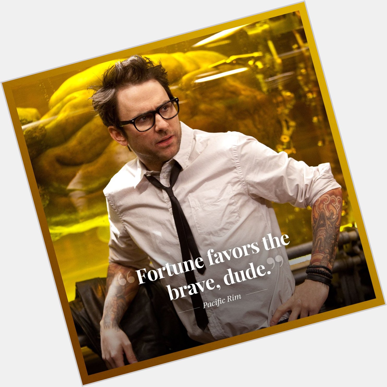 Happy birthday to Charlie Day, the one and only Dr. Newt Geiszler from Pacific Rim and upcoming 