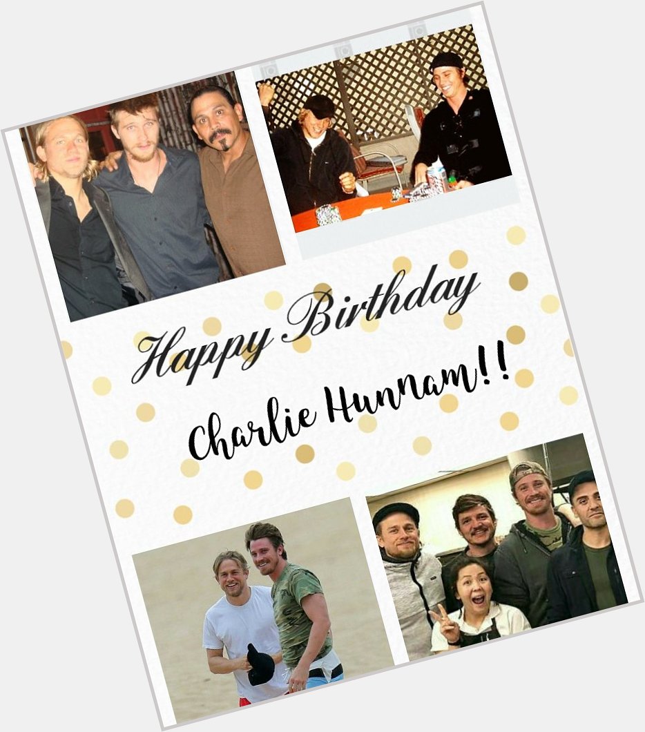 Happy Birthday Charlie Hunnam. Que essa amizade dure muitos anos!!   