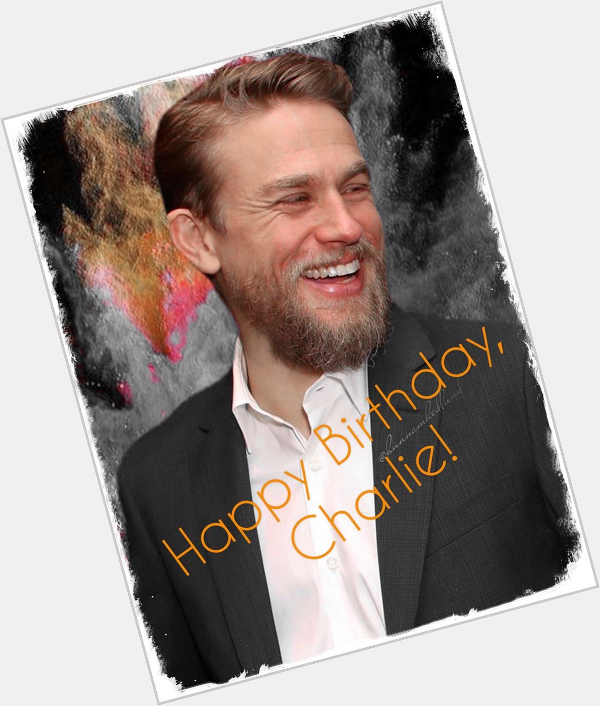 Happy Birthday, Charlie Hunnam! Much love 
