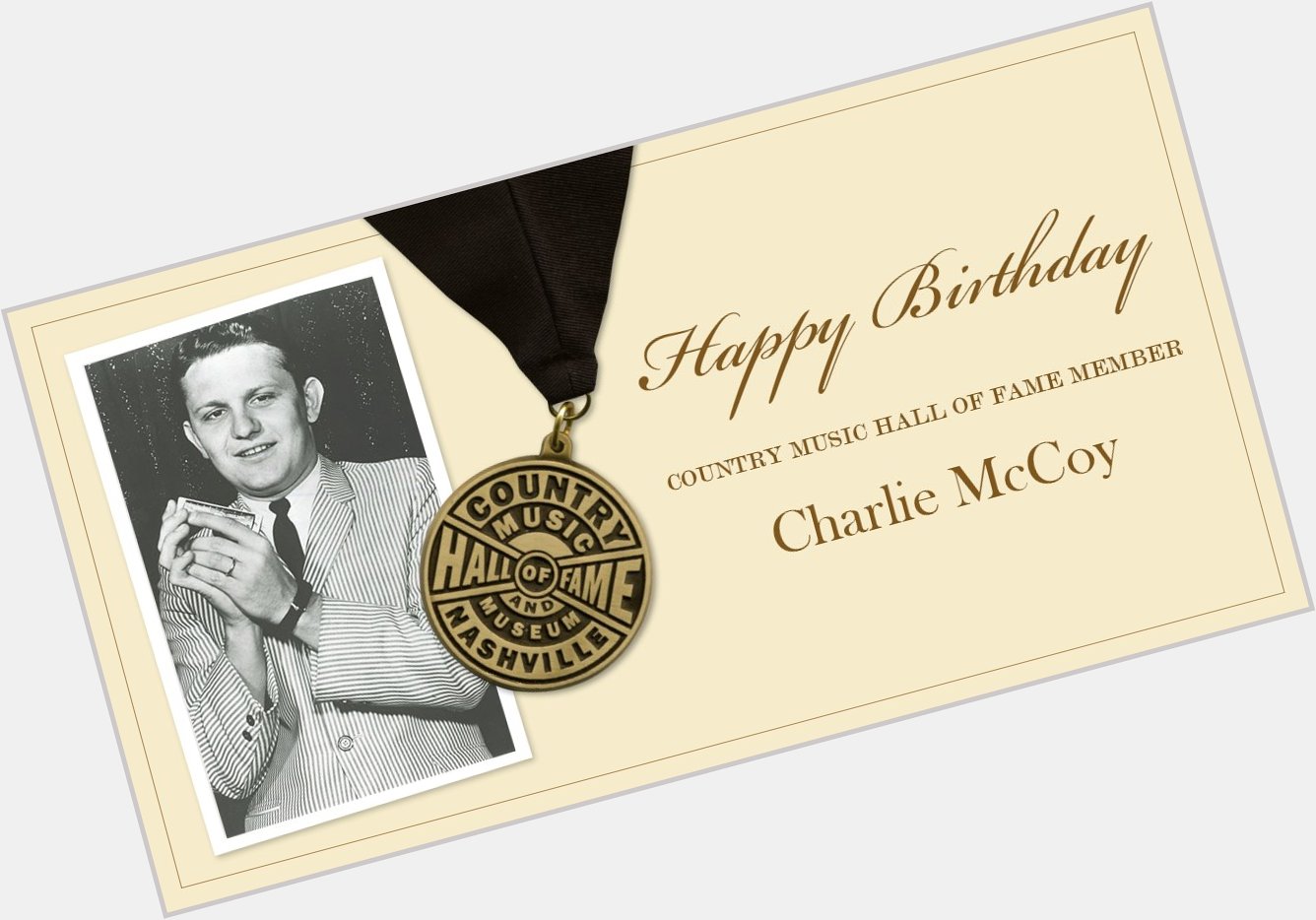 Join us in wishing member Charlie McCoy a happy birthday today! 