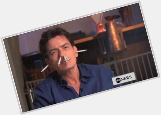 Happy birthday to a legend. Charlie Sheen. 