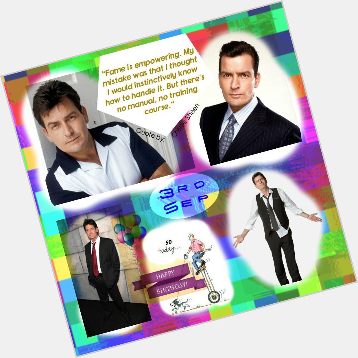 Happy Birthday Charlie Sheen 3rd Sep Event  
