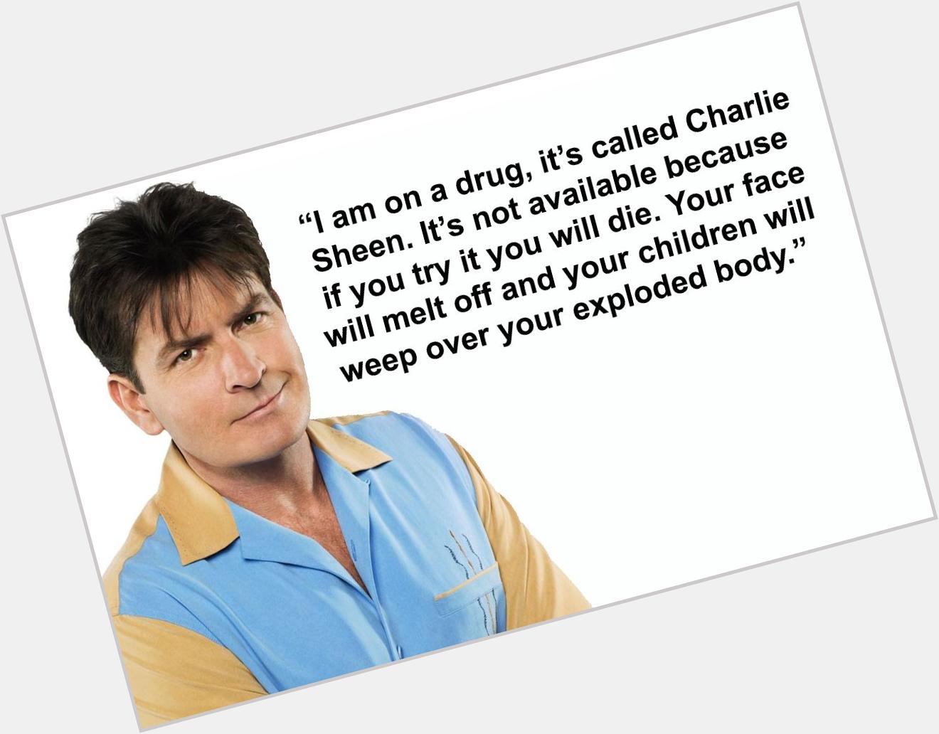 Happy birthday, Charlie Sheen! 