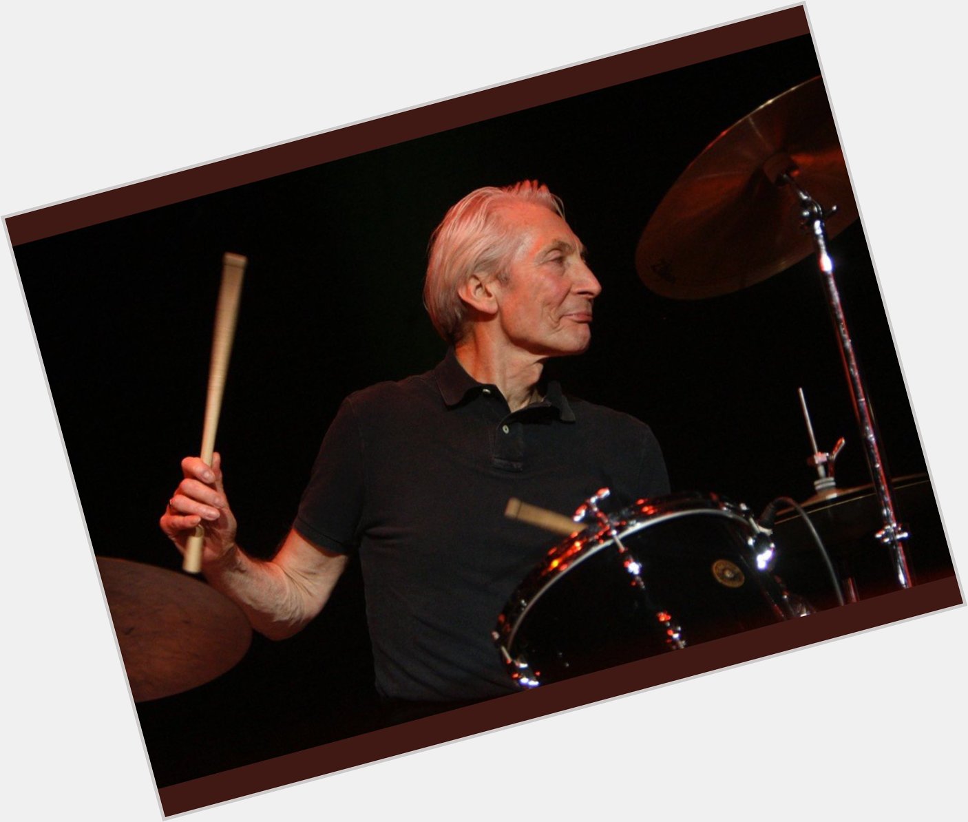 Happy 80th Birthday to my friend, the very great Charlie Watts.     MH 