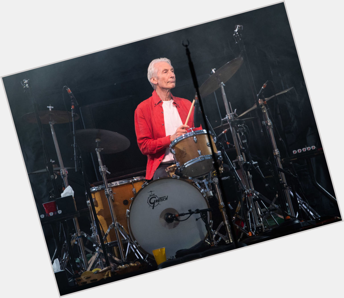 Happy 80th birthday to Charlie Watts of Photo by George Pimentel 