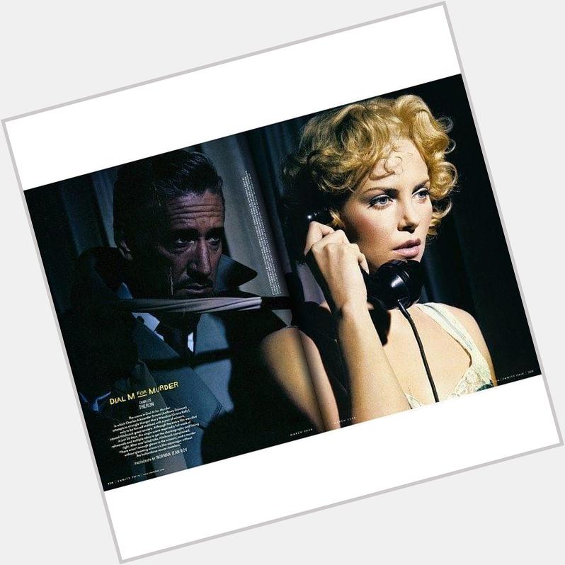Happy Birthday, Alfred Hitchcock. to that time Charlize Theron imitated the famous stabbing scene from Dial M 