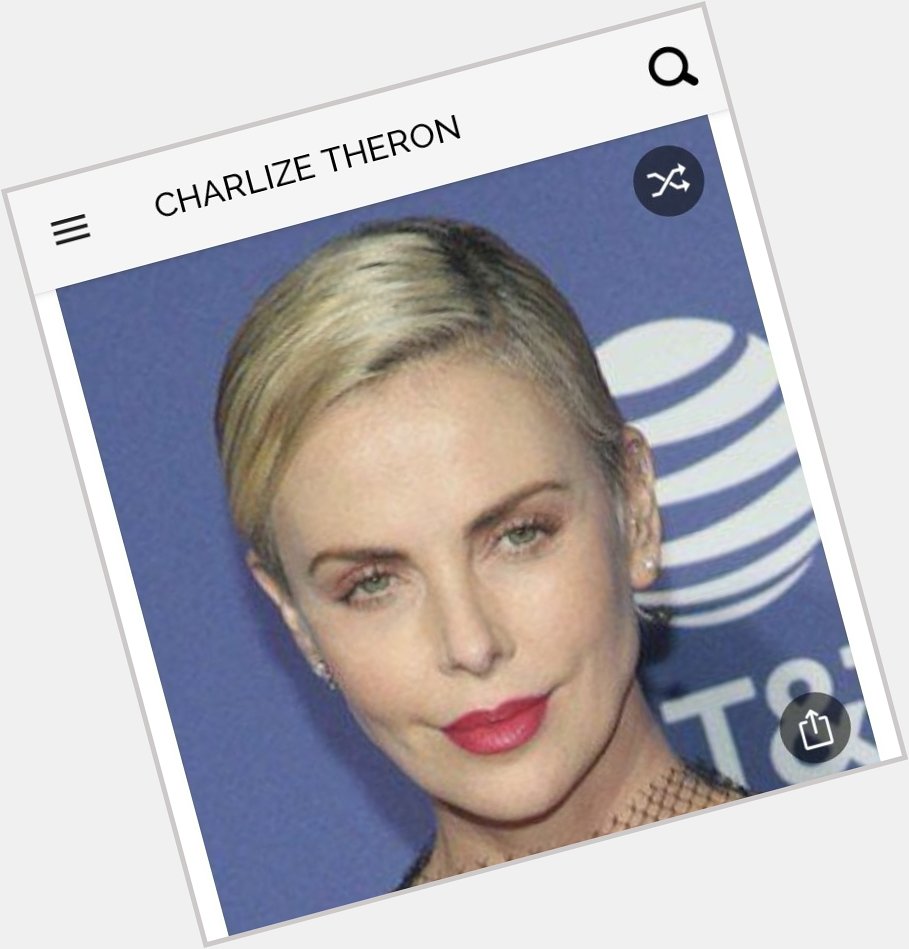 Happy birthday to this great actress.  Happy birthday to Charlize Theron 