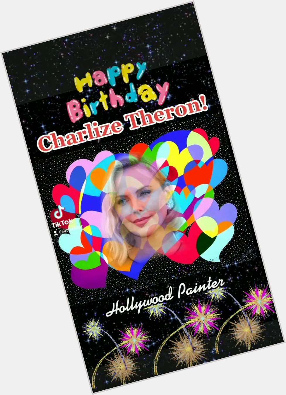  Happy Birthday Charlize Theron!
Hollywood Painter Metin Bereketli   