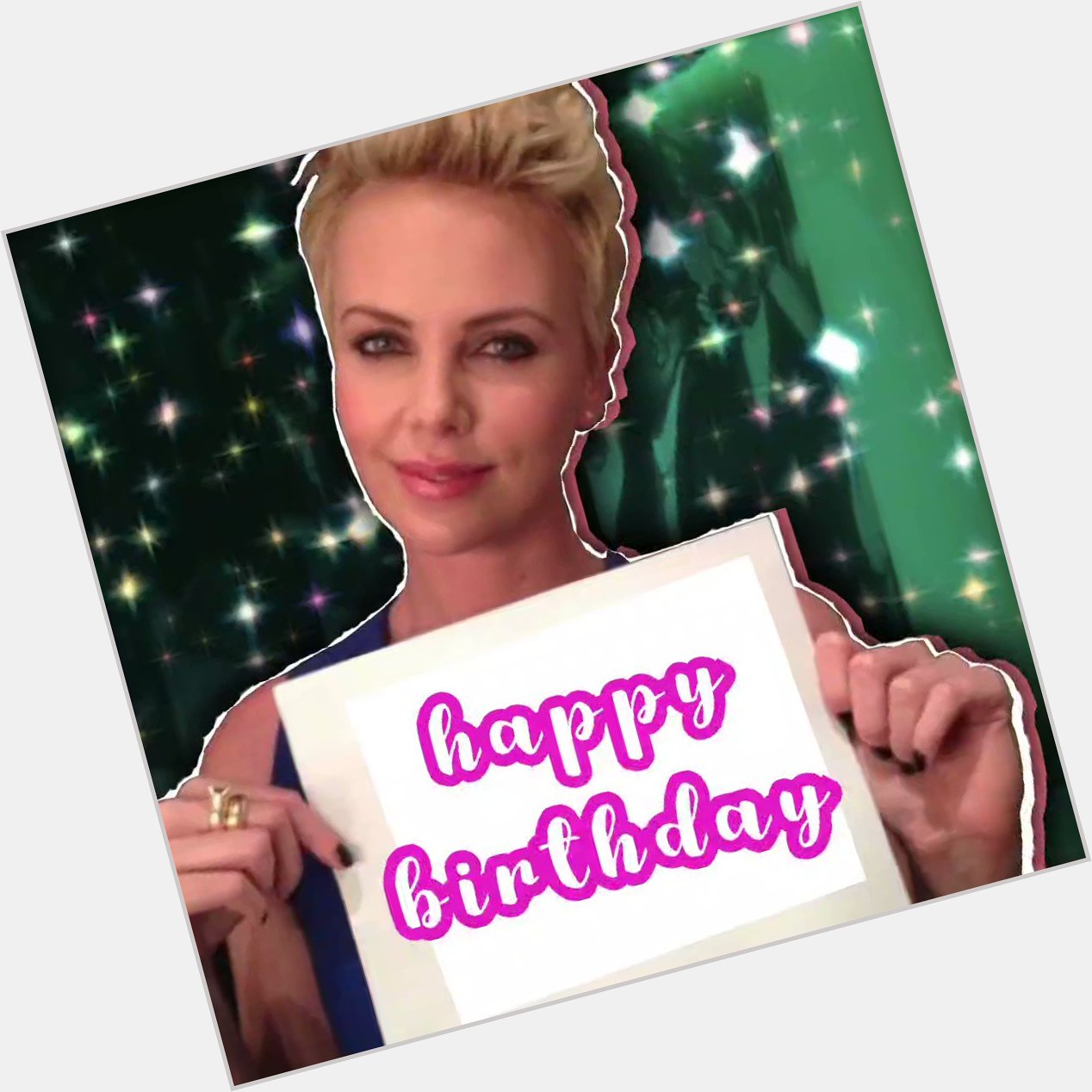 I am late but happy belated birthday to the beautiful & talented charlize theron!! 