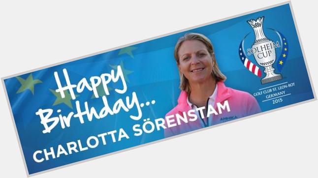 Wishing Charlotta Sorenstam a very Happy Birthday! All the Best!   