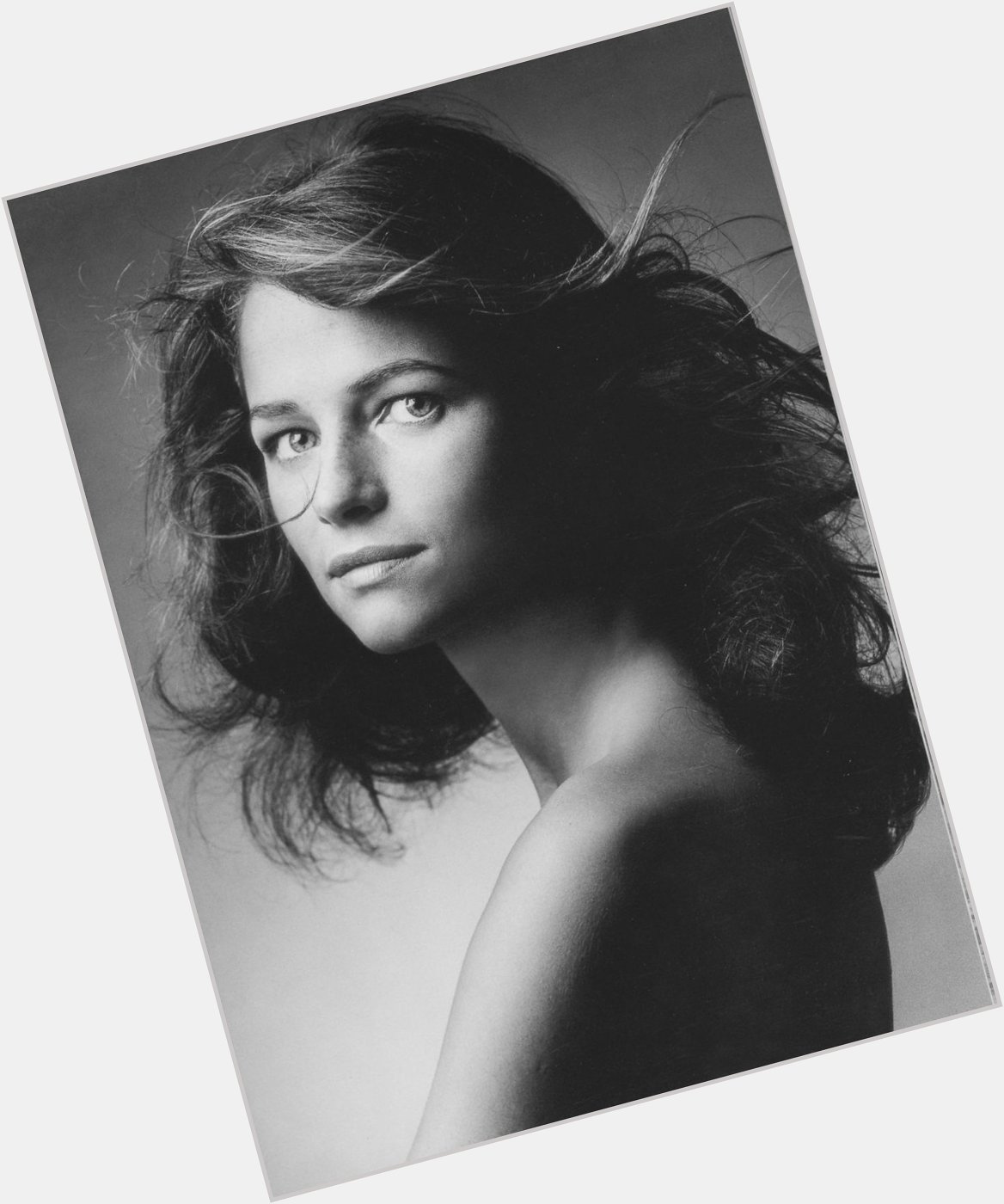 Happy 68th birthday to the brilliant (and always fine) English actress Charlotte Rampling. 