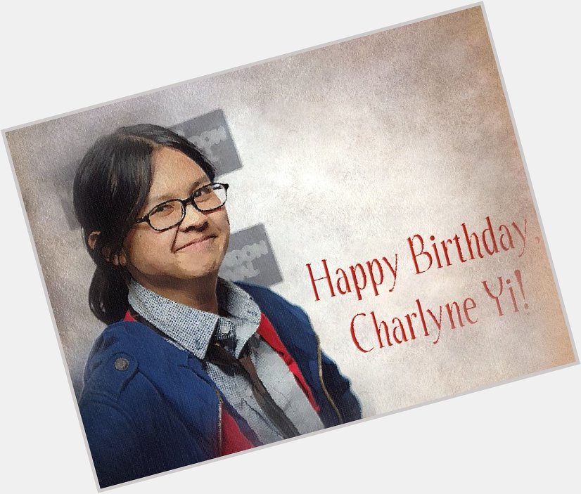 Happy Birthday, Charlyne Yi!          !!! 