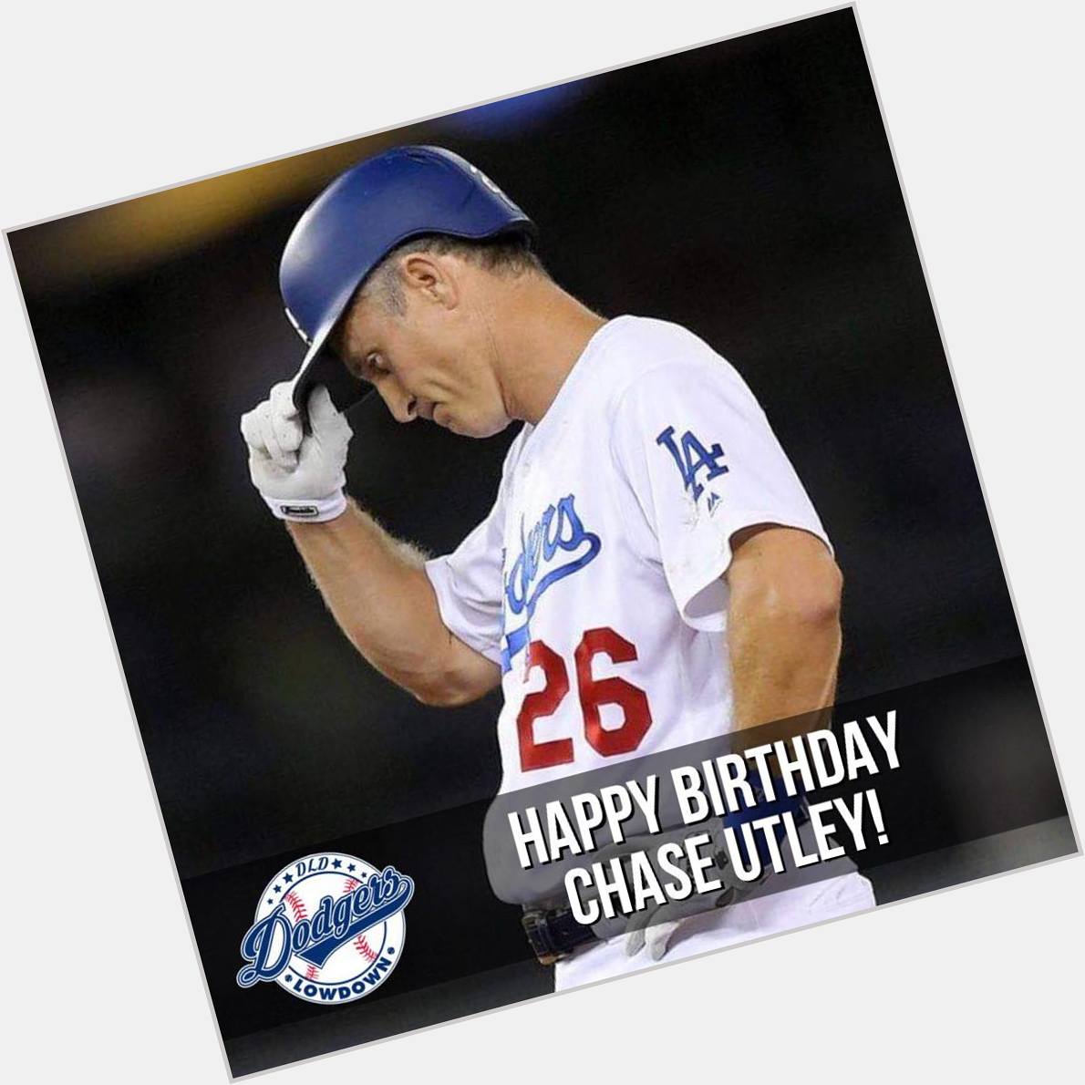 Join us in wishing The Silver Fox Chase Utley a very special happy birthday! Hope you have a great day Chase! 