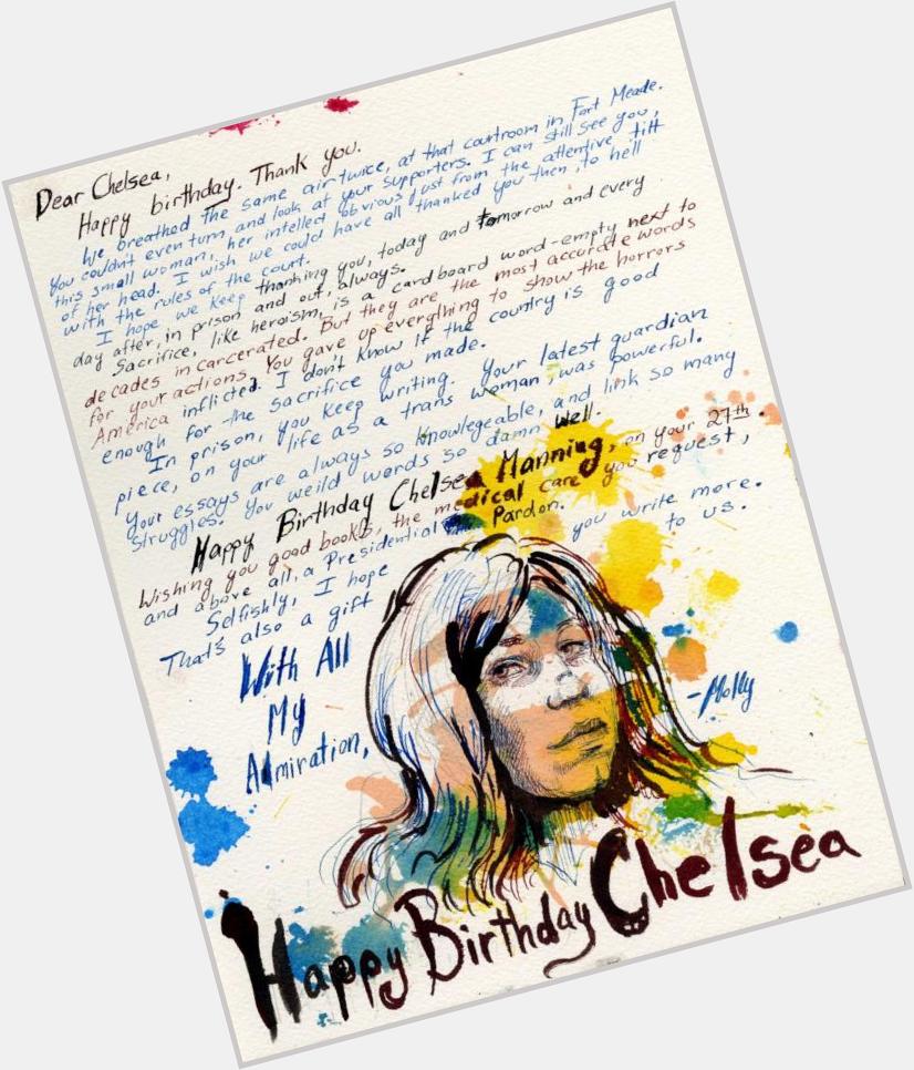 HAPPY BIRTHDAY, CHELSEA MANNING, a great card created by   