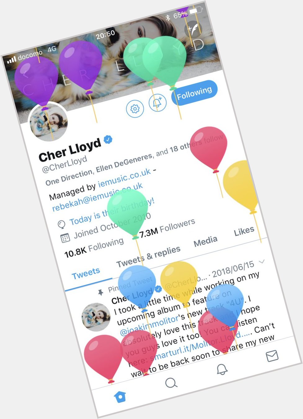   Happy Birthday  Cher lloyd  