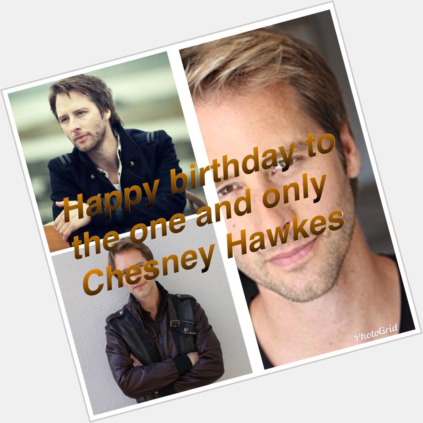 Happy birthday to the one and only chesney hawkes. Enjoy your birthday and your special day 
