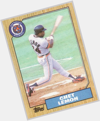 Happy (1987 Topps) Birthday to the Chet Lemon.  