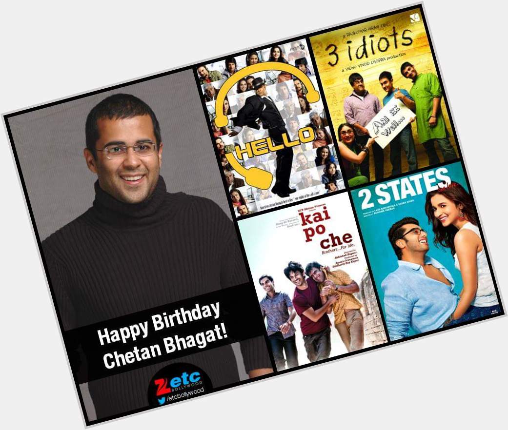 Happy birthday Chetan Bhagat! Wish you all the best and many more ahead Looking forward to Half Girlfriend the movie 