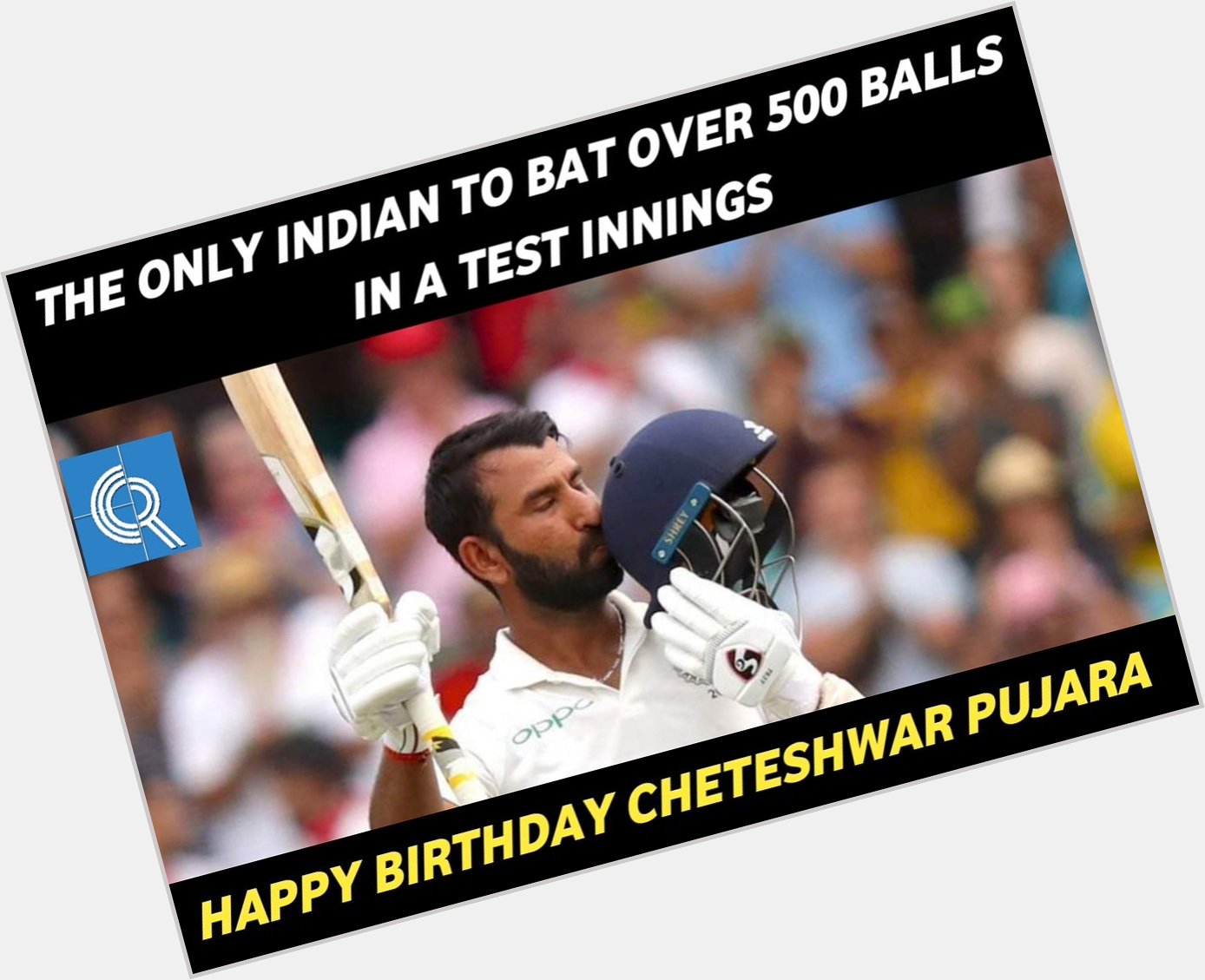 Happy Birthday Cheteshwar Pujara .
.  
