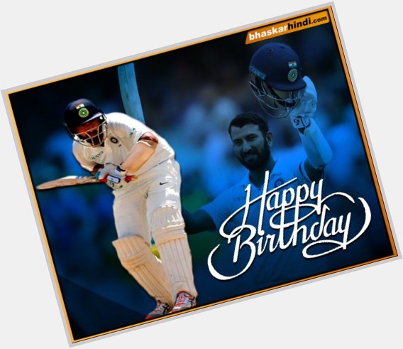Happy 33rd Birthday to Indian Test Cricketer,
Mr Cheteshwar Pujara Ji. 