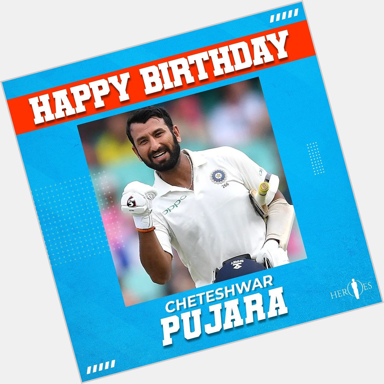 When tough situations call, Cheteshwar Pujara answers. Happy birthday to Mr. Dependable    