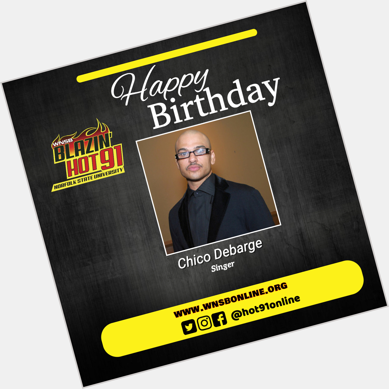 Happy Blazin\ Hot Birthday to Chico Debarge    