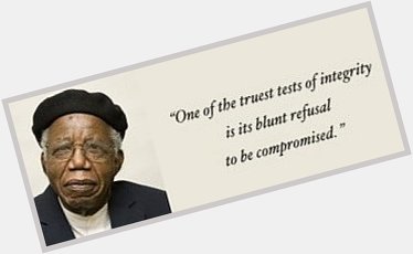   Nigerian writer Chinua Achebe. Happy birthday Sir! Thank you Matthew for reminding us. 