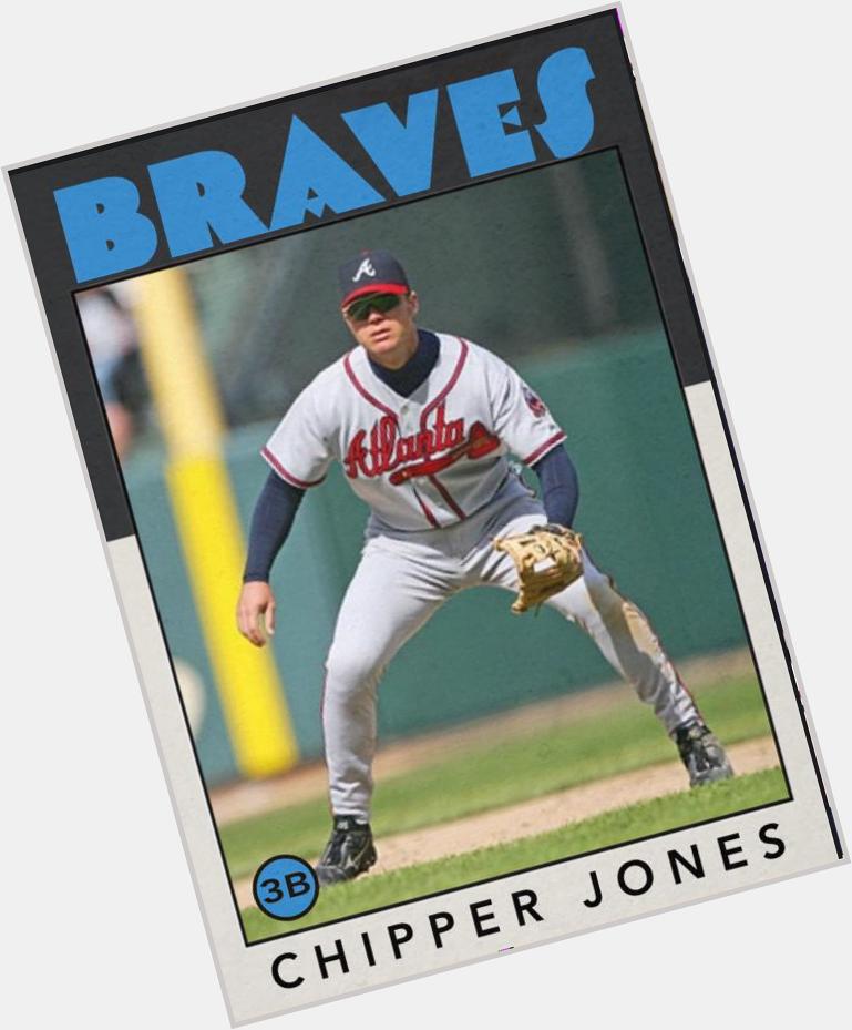 Happy 43rd birthday to Chipper Jones Best switch-hitter of last 25 years. 