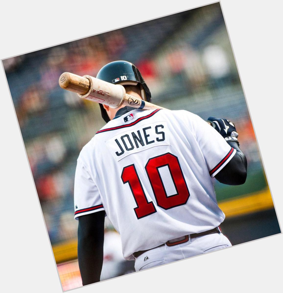 REmessage to wish great Chipper Jones ( a Happy Birthday!! 