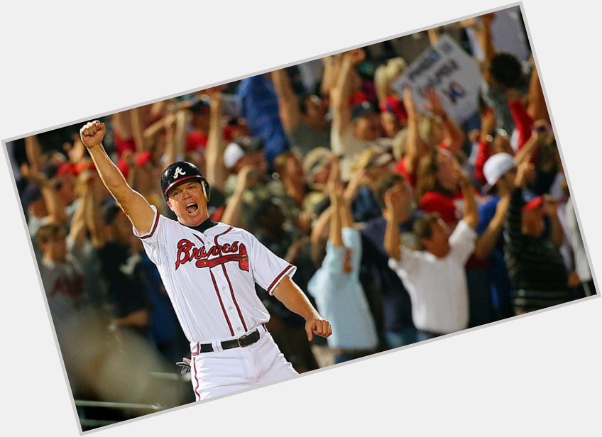 Happy Birthday to Chipper Jones! Played his whole 19 year career with the   
