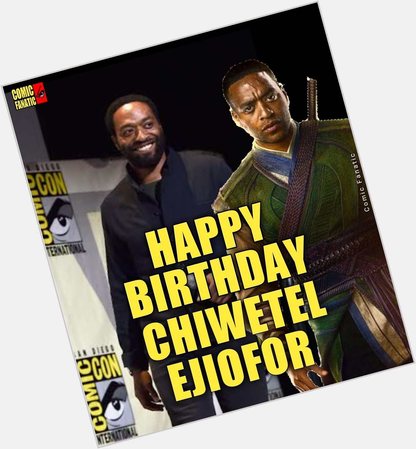 Happy 43rd birthday Chiwetel Ejiofor aka Baron Mordo!    