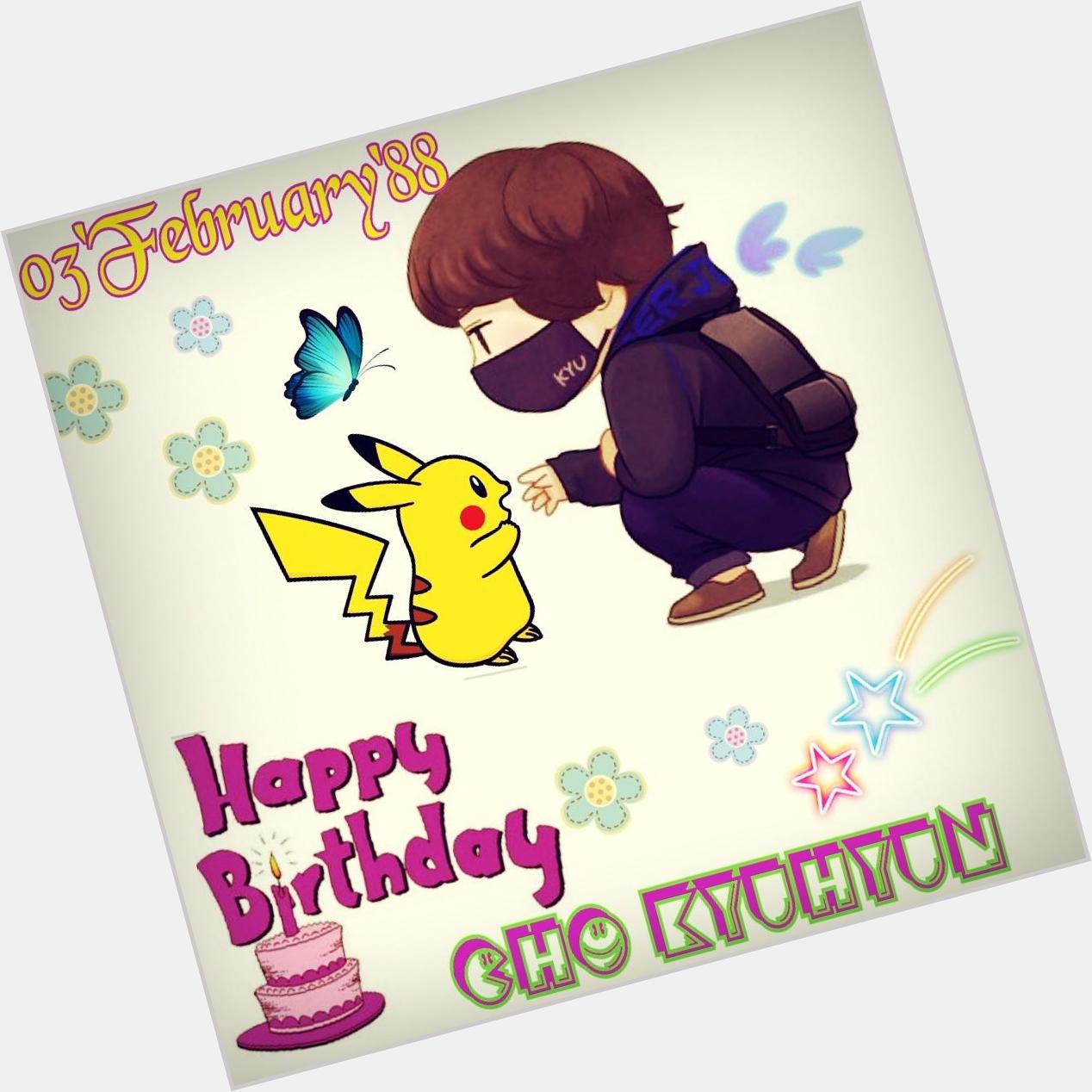 Happy birthday cho kyuhyun 