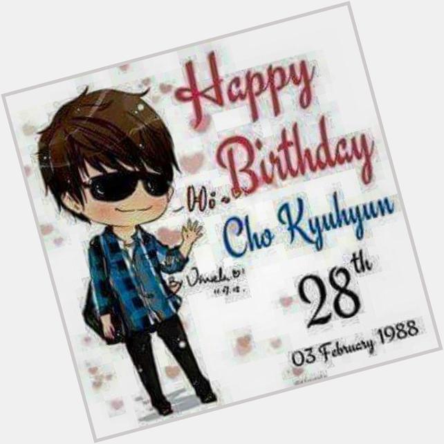 Happy Birthday Cho Kyuhyun Oppa   ....    