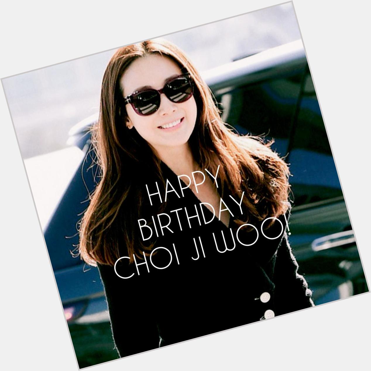 Happy 40th Birthday, Choi Ji Woo!!! May you continue to look not a day over 25. You are awesome. We love you! 