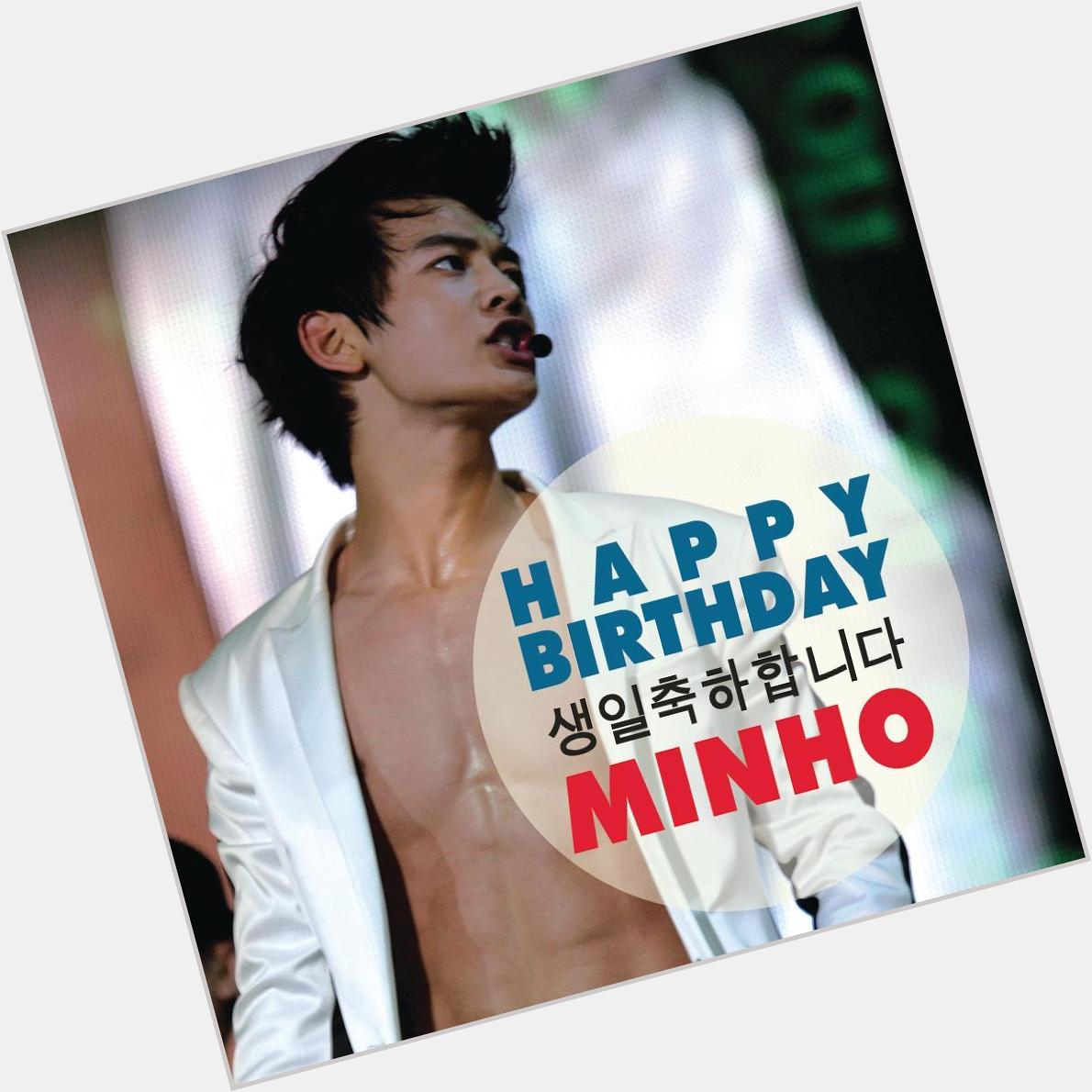 Happy birthday buat suami RL t-ae, Choi Minho! I love you minho oppa and happy birthday for all minhos RP^^ 