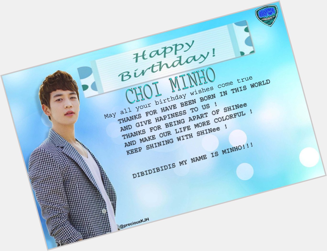 Happy Birthday Choi Minho ^^ 