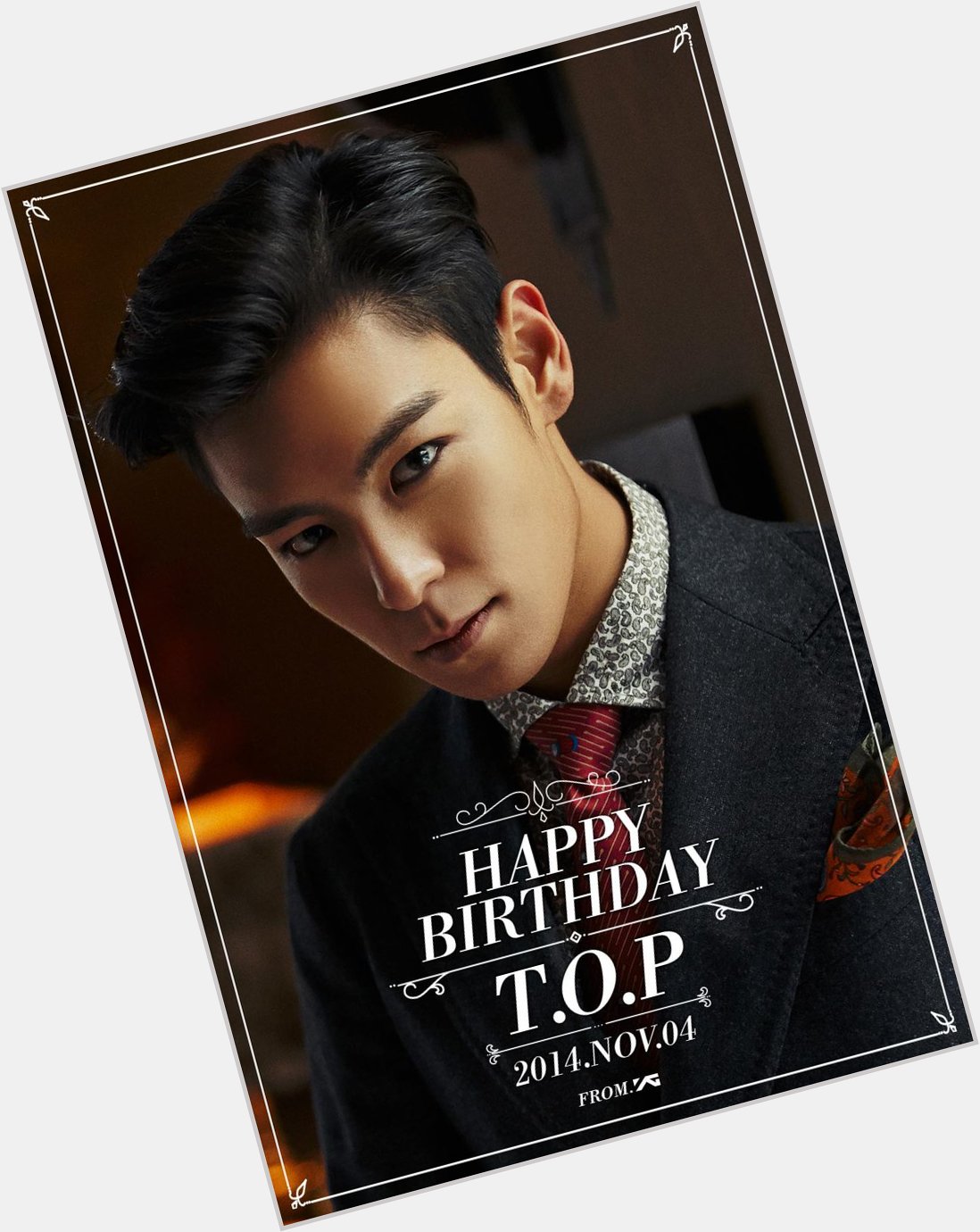 Happy birthday TOP (Choi Seung Hyun) hyungnim!! 