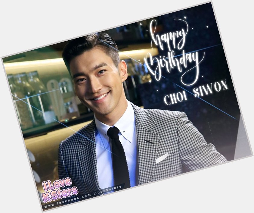 Happy birthday Super Junior\s Choi Siwon! We miss you Oppa! See you soon <3 