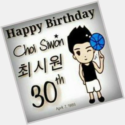 Happy Birthday choi siwon oppa             
