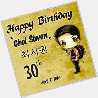 Happy birthday Our Prince Choi Siwon hope the best & we\ll love you ma boyy 