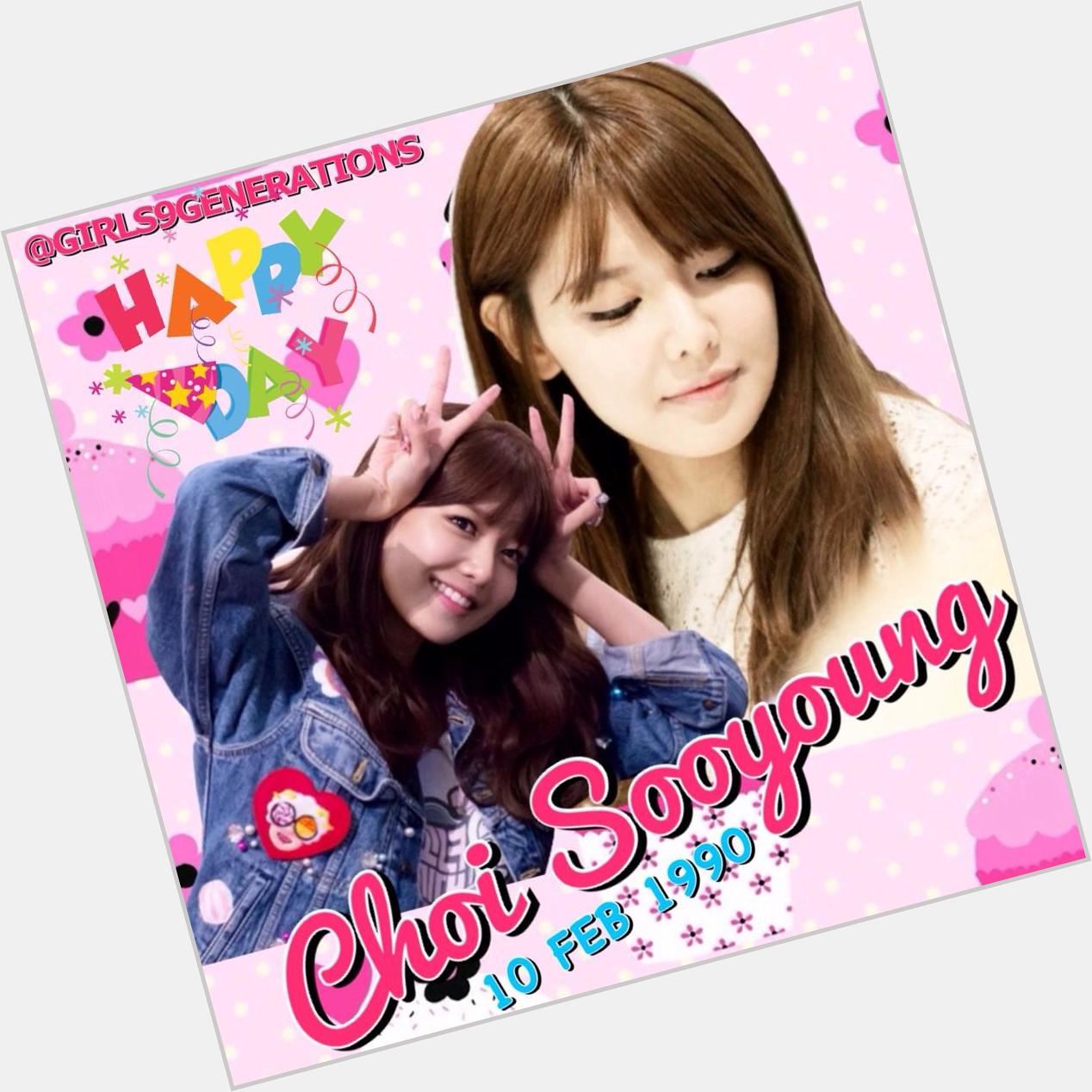 Happy Birthday To Our Beautiful Shikshin Choi Sooyoung  May God Bless You Sooyoungie.I Love U  