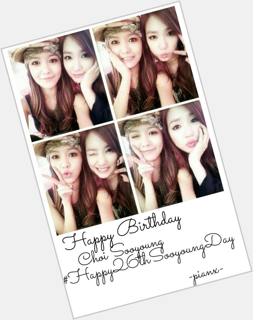 Happy Birthday for Choi Sooyoung real/rp!   