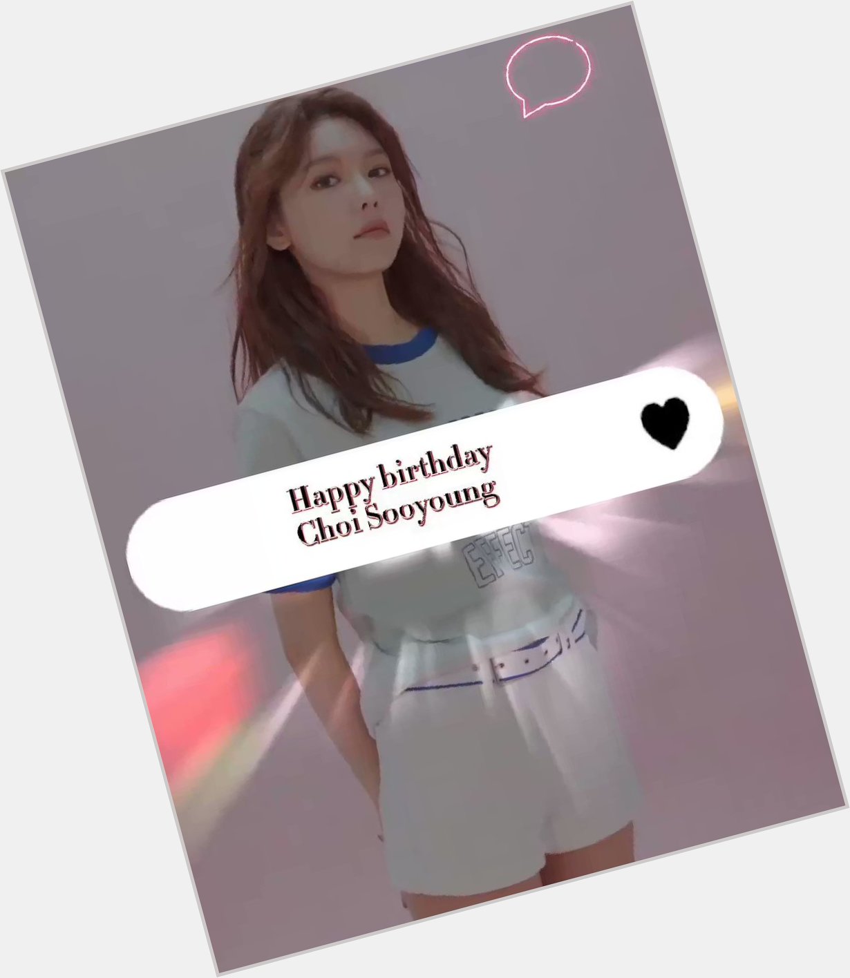 Happy birthday Choi Sooyoung RunOnWithSooyoungDay 