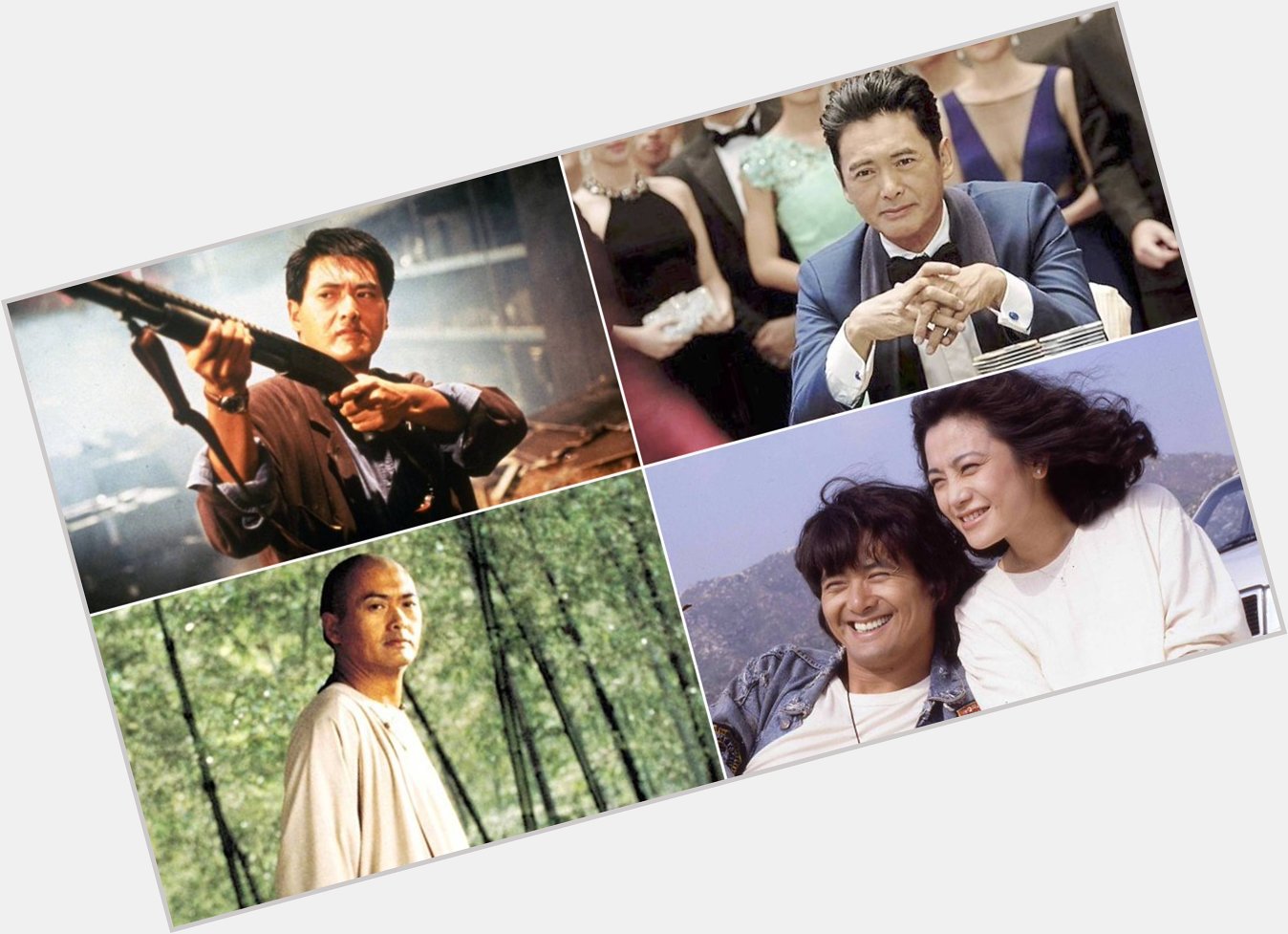 Happy 60th Birthday, Chow Yun Fat! We look at his many faces on film:  