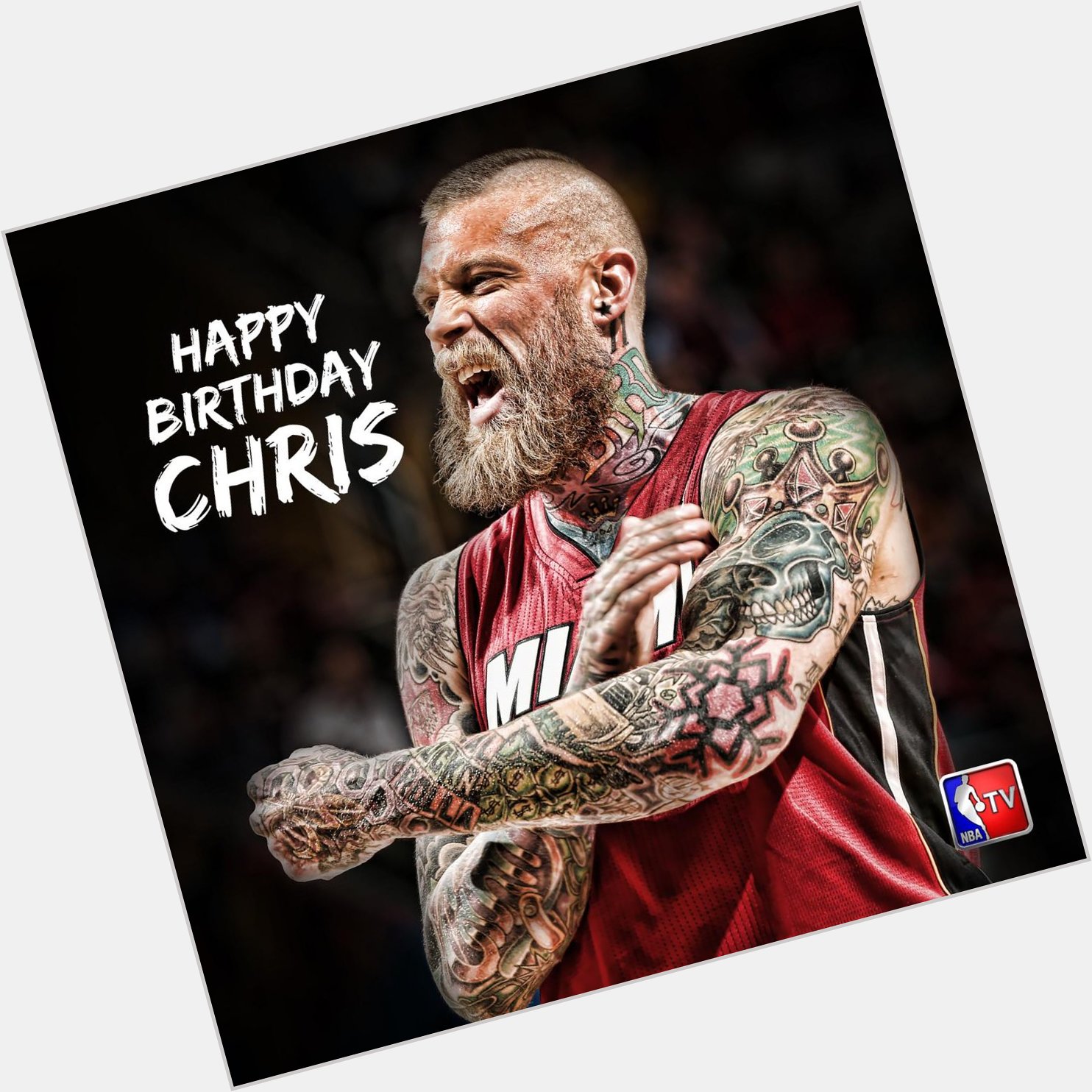 Join us in wishing a Happy Birthday to Chris Andersen! He turns 37 today. 